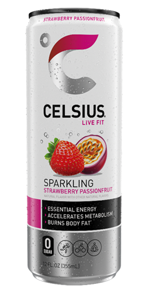 Celsius 12oz Strawberry Passionfruit