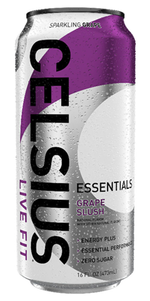 Celsius Essentials 16oz grape slush