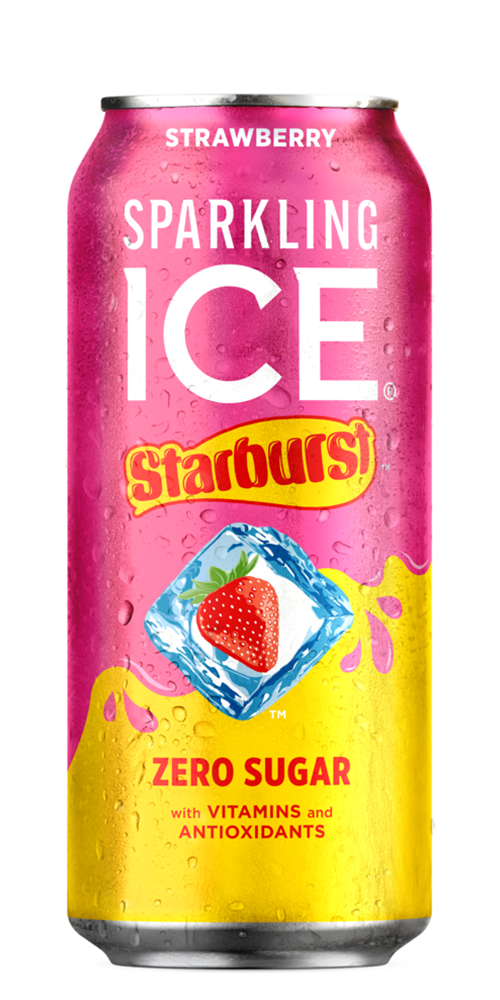 72009 SPARKLING ICE 12-16OZ STARBURST STRAWBERRY CANS_